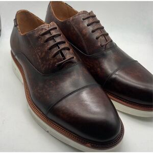 Taft cap toe Lace up espresso Model 102 leather Men dress shoes‎ - Men 10.5 New